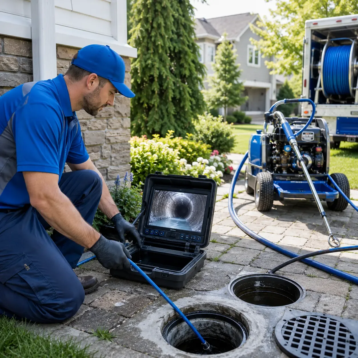 Outdoor drain cleaning professionals serving Clarklake, MI