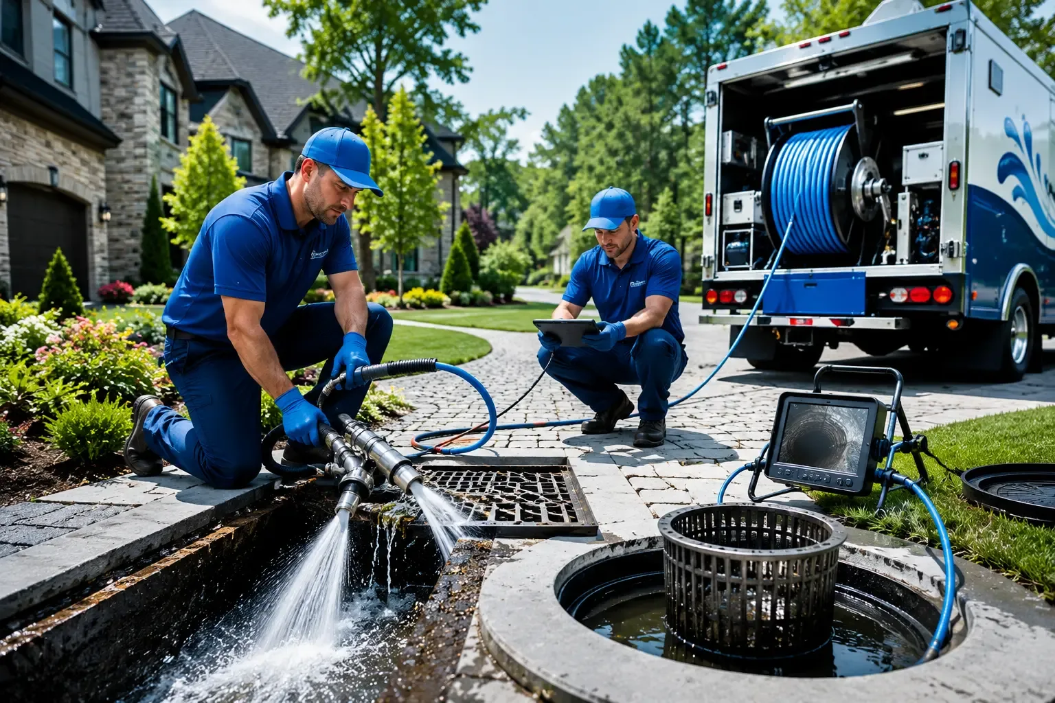Local outdoor drain cleaning professionals in Clarklake, MI