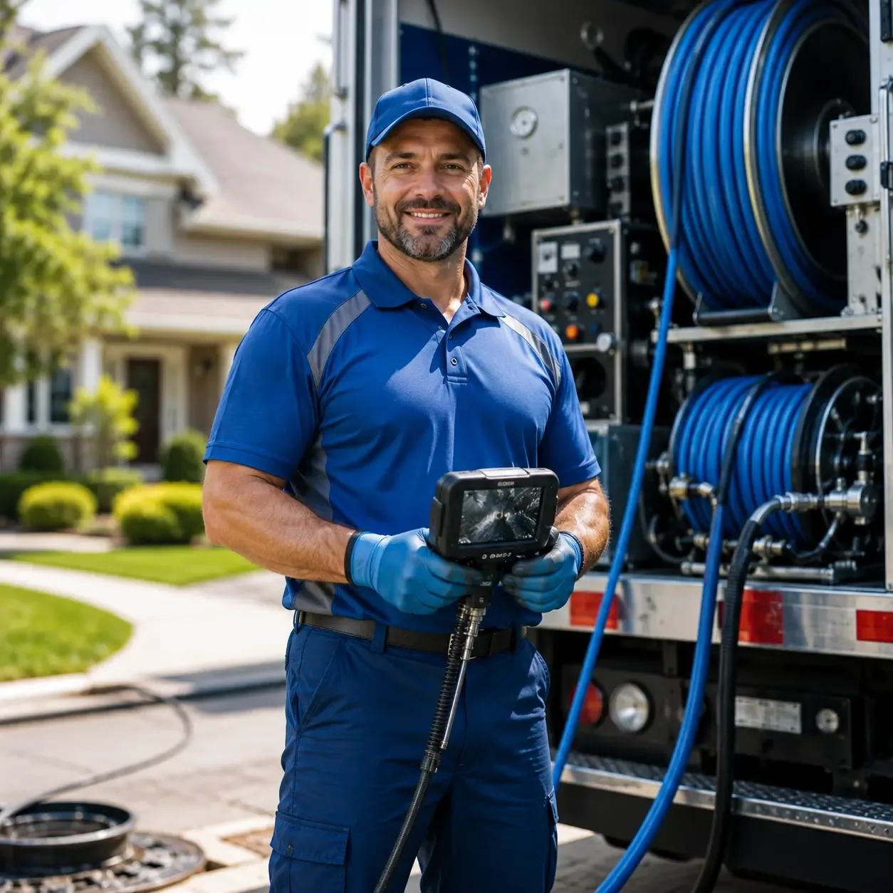 Local outdoor drain cleaning specialists in Clarklake, MI